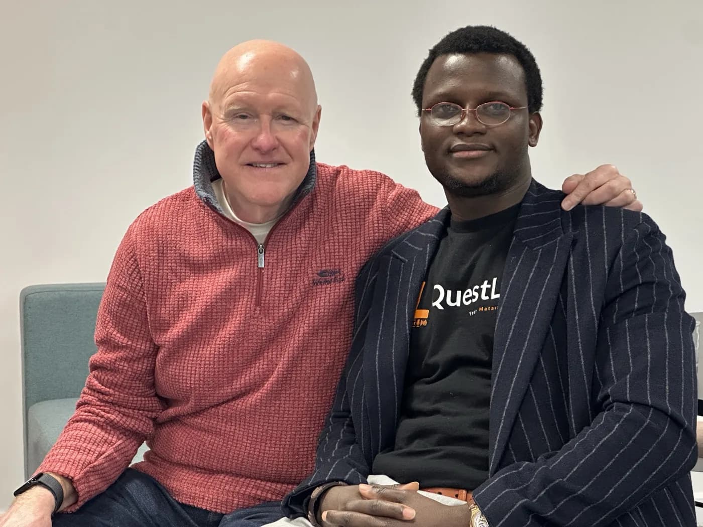 Career mentoring conversation at TheQuestLab